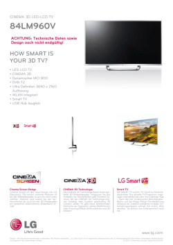 Download Datenblatt LG 84LM960V