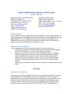 HIS 601-HON 452 Syllabus draft 8-23-14