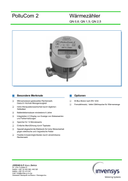 PolluCom 2 Wärmezähler