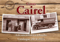 Catalogue 2014-2015