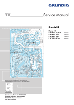 TV Service Manual