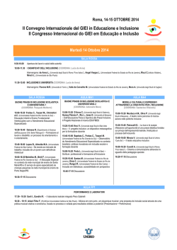 GIEI programma definitivo - Laboratorio di Didattica e Pedagogia