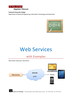 Introduction to Web Services