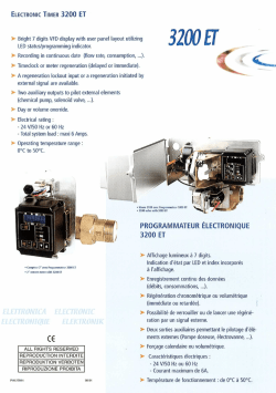 ELECTRONIC TIMER 3200 ET