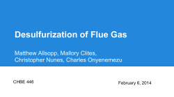 Desulfurization of Flue Gas