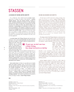 stassen - Wallonie Design