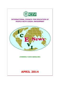 ICEVI E-News