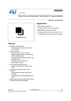 Datasheet - STMicroelectronics