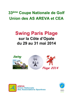 Swing Paris Plage - Section golf - AS CEA