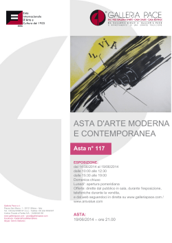 Galleria Pace - Catalogo PDF Asta 117