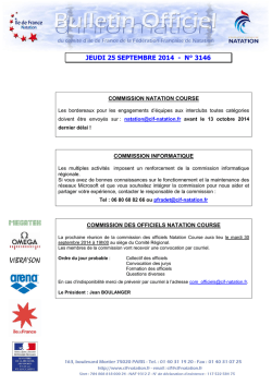 JEUDI 25 SEPTEMBRE 2014 - N&deg; 3146