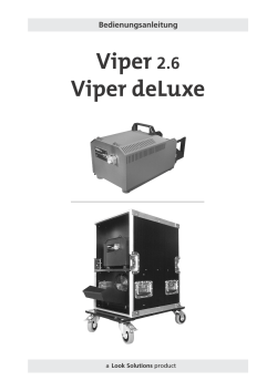 Bedienungsanleitung Viper 2.6 - LOOK Solutions