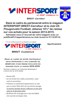Intersport - USP - US Plougonvelin