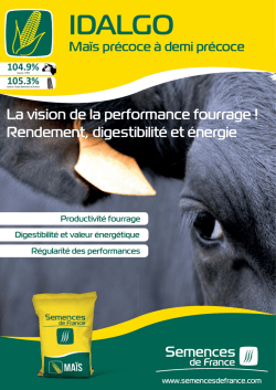 IDALGO - Semences de France