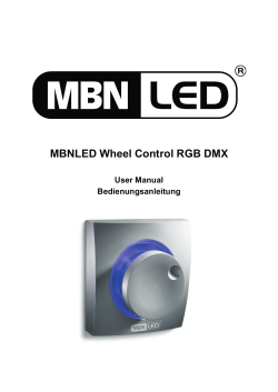 MBNLED Wheel Control RGB DMX - Proled
