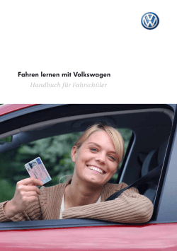 Fahren lernen mit Volkswagen