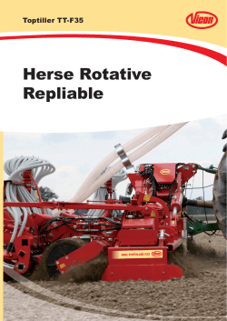 Herse Rotative Repliable - Kverneland Group Download Centre
