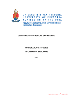 General brochure for 2014