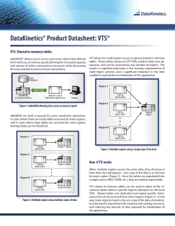 tableBASE VTS datasheet