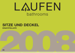 25326 Ersatzteil Sitz-Deckel - Laufen