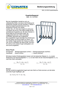 Bedienungsanleitung - Conatex-Didactic Lehrmittel GmbH