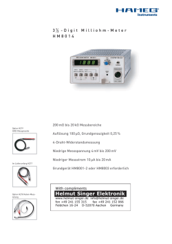 Helmut Singer Elektronik