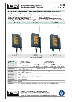 C100 C110 C120 - DRUCK & TEMPERATUR Leitenberger GmbH