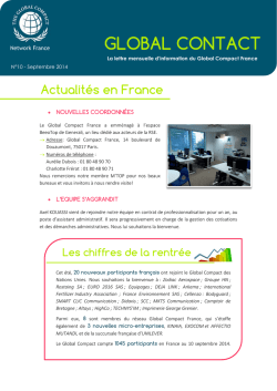 Global Contact n&deg;10