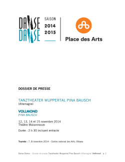 Dossier de presse