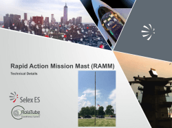 Rapid Action Mission Mast (RAMM)