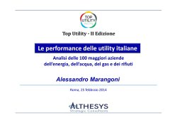Le performance delle utility italiane