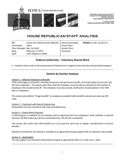 House File 2199 &ndash; Voluntary Shared Work