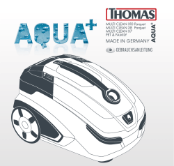 Download Bedienungsanleitung - Aqua+ Multi Clean X7