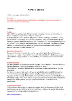 Ines Donatiello-finalit&agrave; RNS
