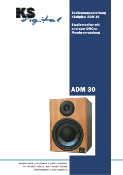 ADM 30 Manual - ksdigital.de