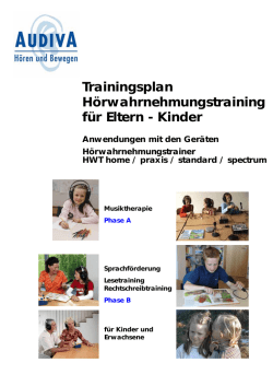 Trainingsplan - Audiva