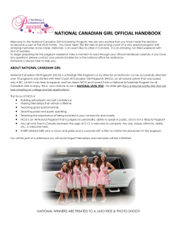 2015 AGES 0-13 INFO - National Canadian Girl