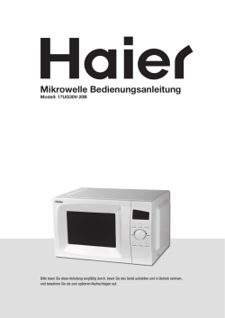 Haier Mikrowellenbedienung - nettoSHOP.ch