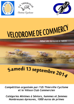 Prix VCC + UST - Comité de lorraine de cyclisme