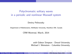 Polychromatic solitary waves in a periodic and