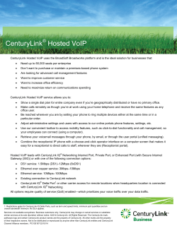 CenturyLink Hosted VoIP