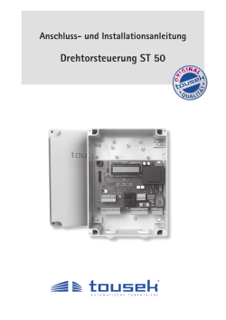 Drehtorsteuerung ST 50 - Tousek Shop by Antech
