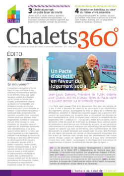 &Eacute;DITO - Groupe des Chalets