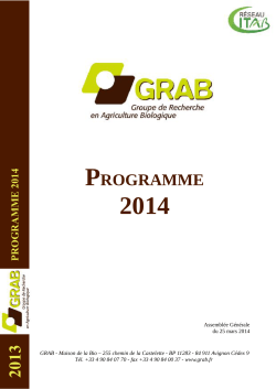 Rapport_2013_Orienta.. - GRAB, Groupe de Recherche en