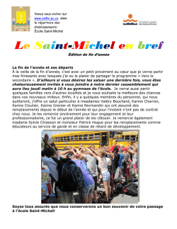 juin 2014 - &Eacute;cole Saint