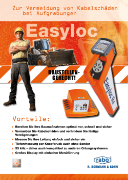 Kabelsuchgerät Easyloc - R. Bormann & Sohn
