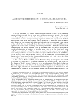 Dirk SACR&Eacute; - Universit&eacute; Paris