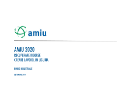 AMIU 2020 - Comune di Genova