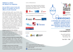 Scarica il programma - Toscana Life Sciences