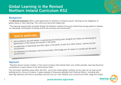 Global Learning in the Revised Northern Ireland